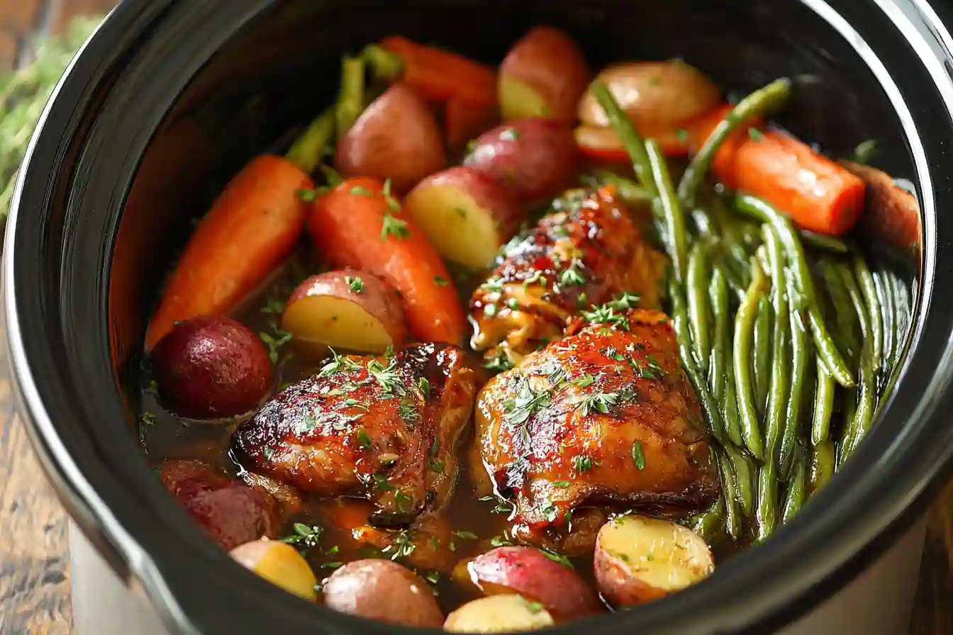 Fresh and Helpful Slow Cooker Honey Garlic Chicken and Veggies