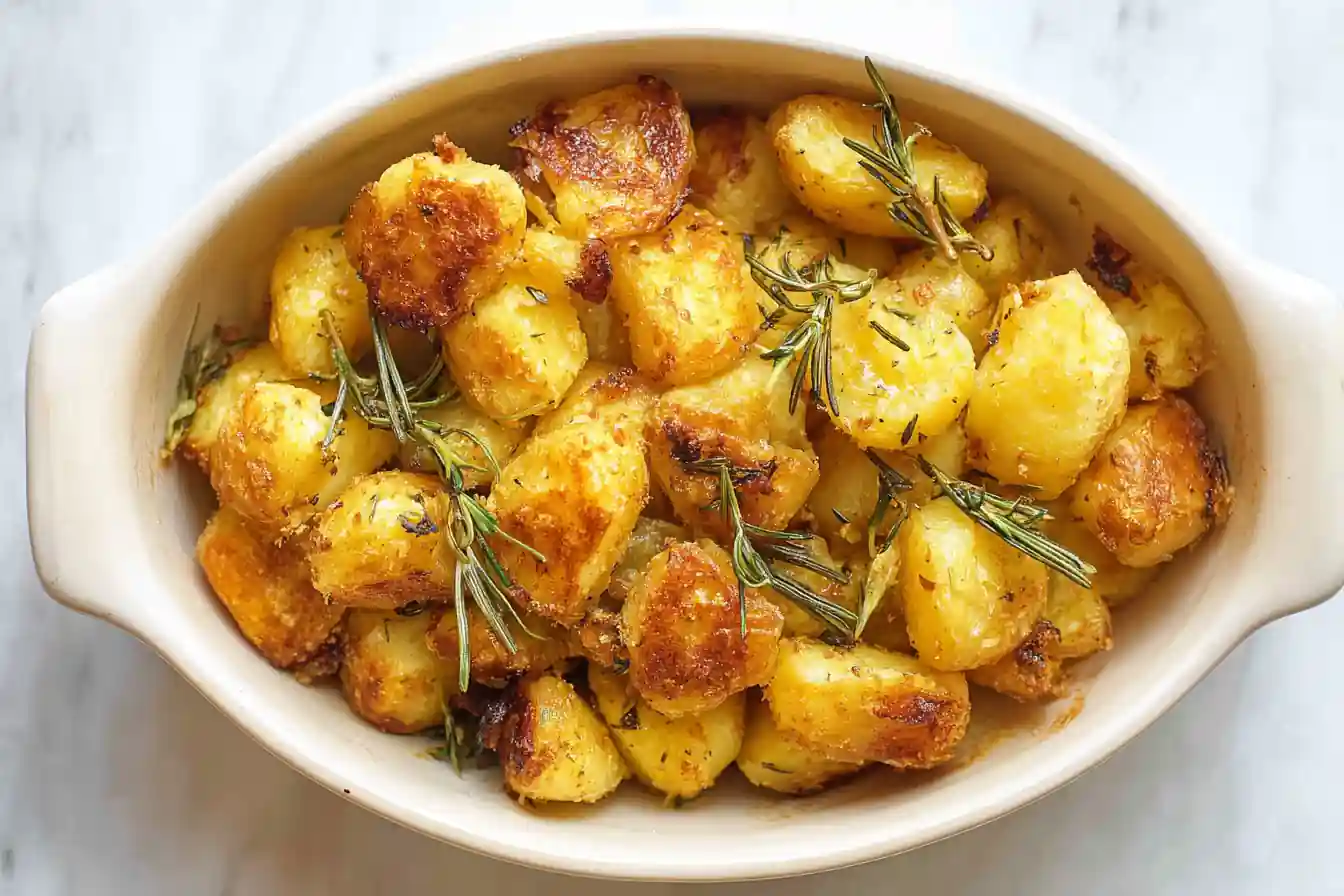 Simple Rosemary Roast Potatoes with Outstanding Crunch