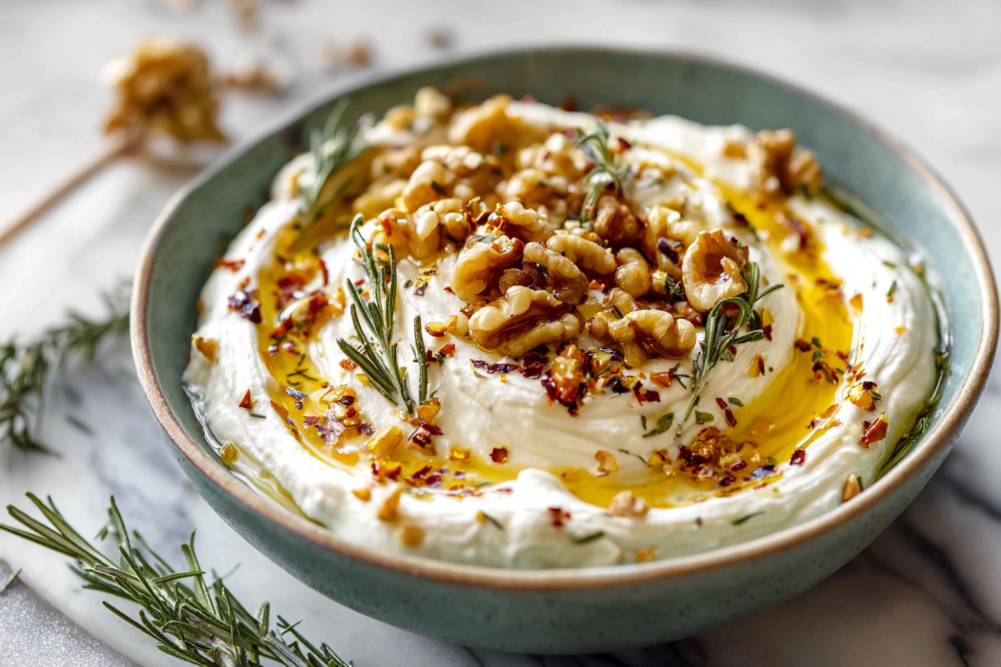 Easy Spicy Ricotta Dip with Hot Honey