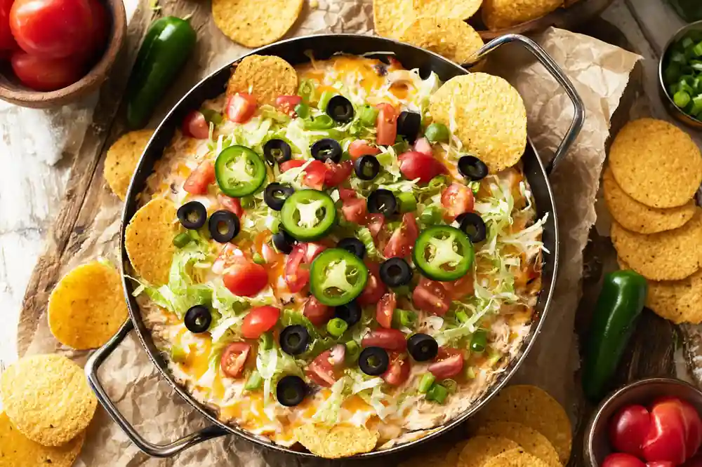 Simple Taco Dip With Fresh Layers and Bold Flavor