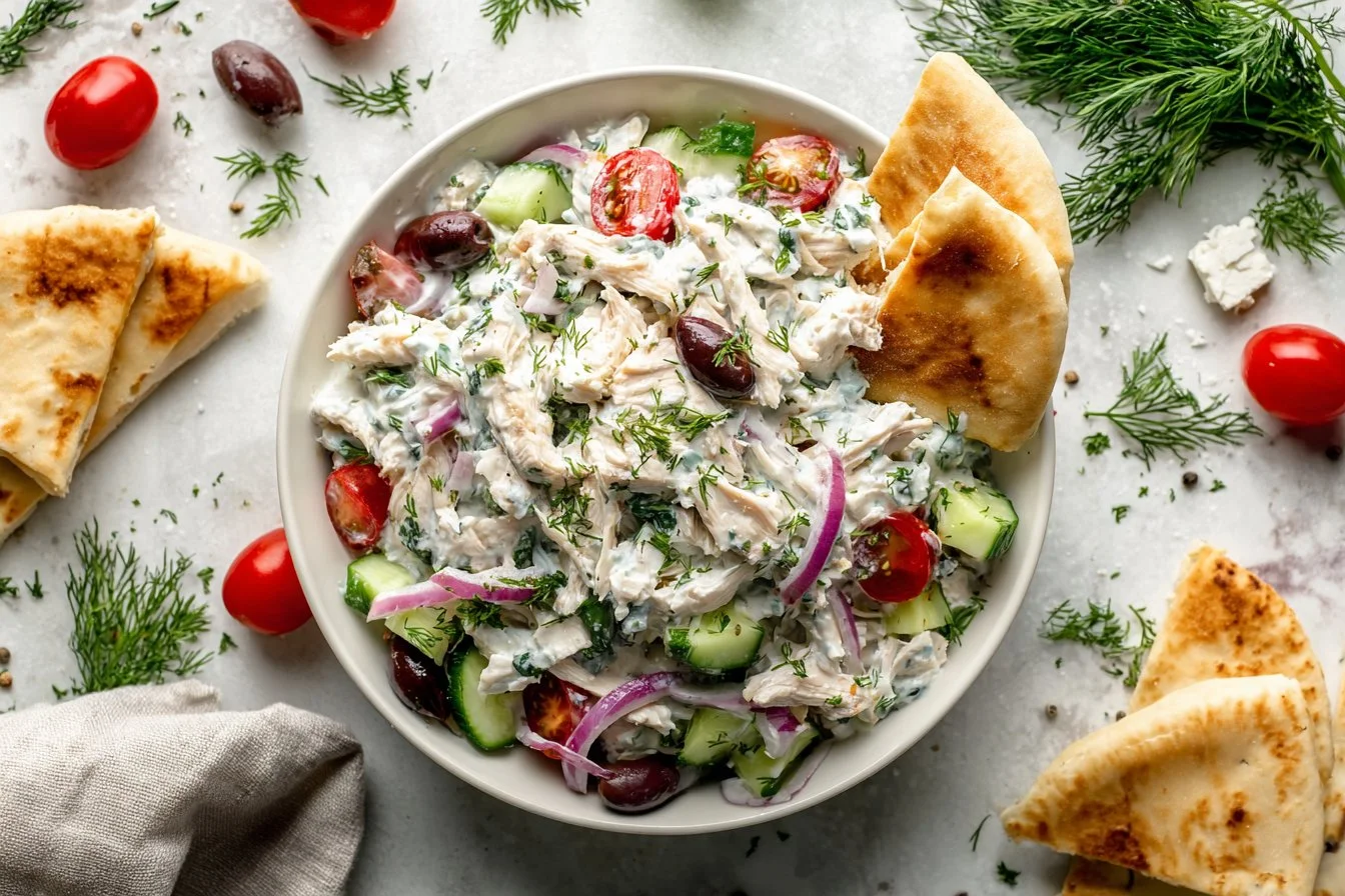 High Protein Buffalo Chicken Salad