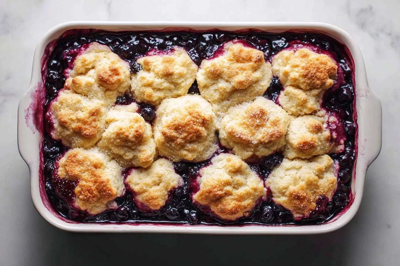 Vegan Blueberry Cobbler