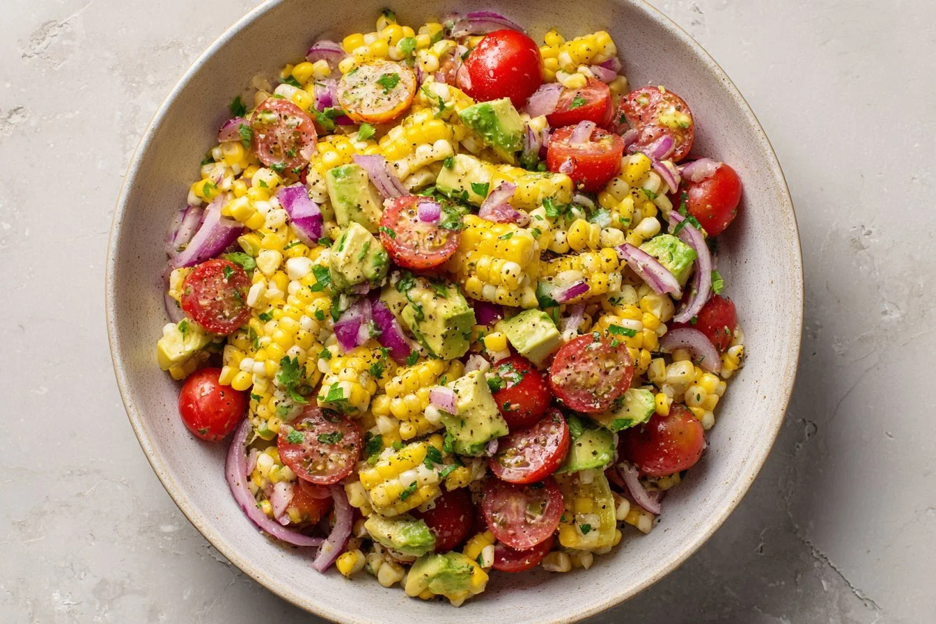 Corn Tomato Avocado Salad