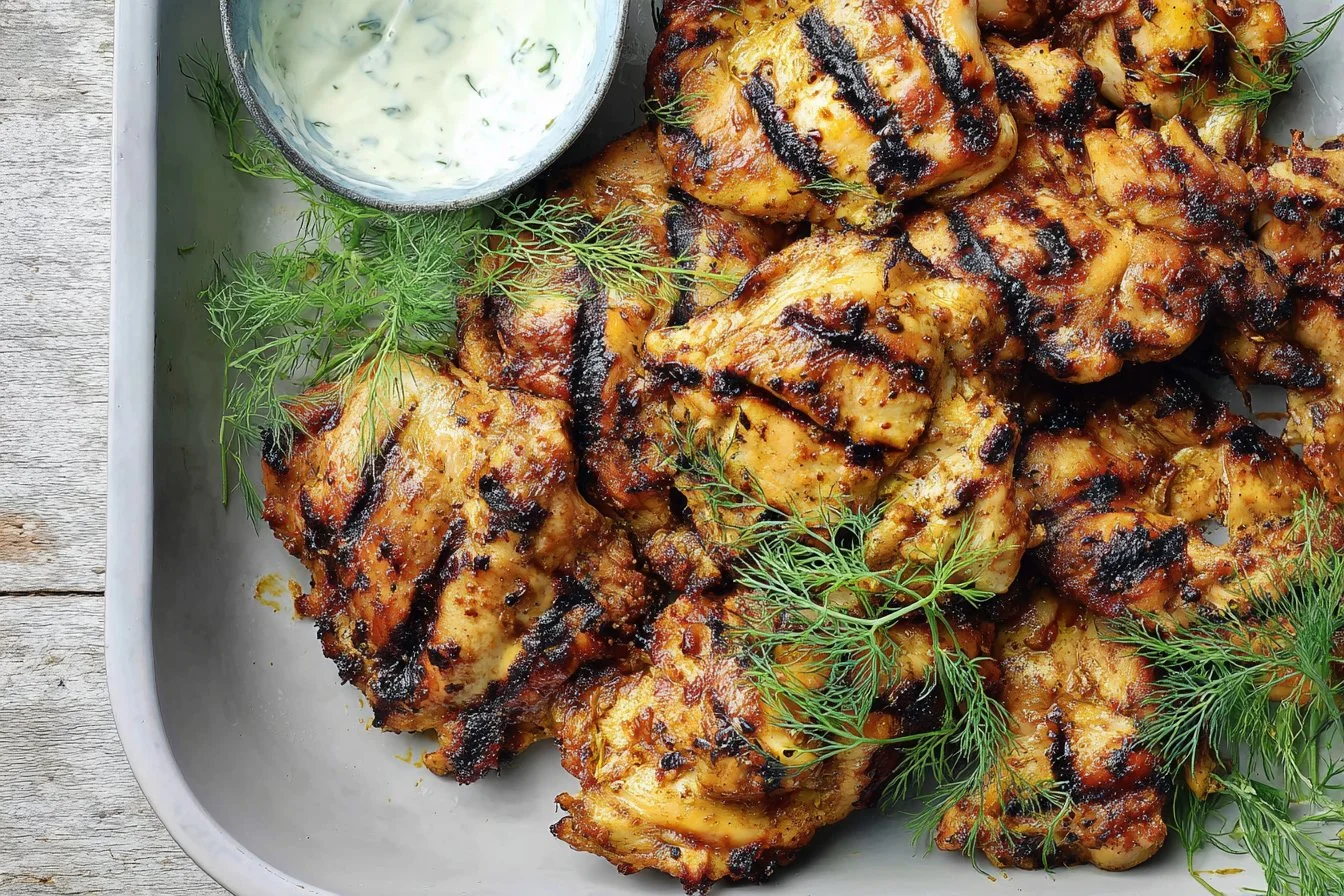 Mediterranean Grilled Chicken Thighs