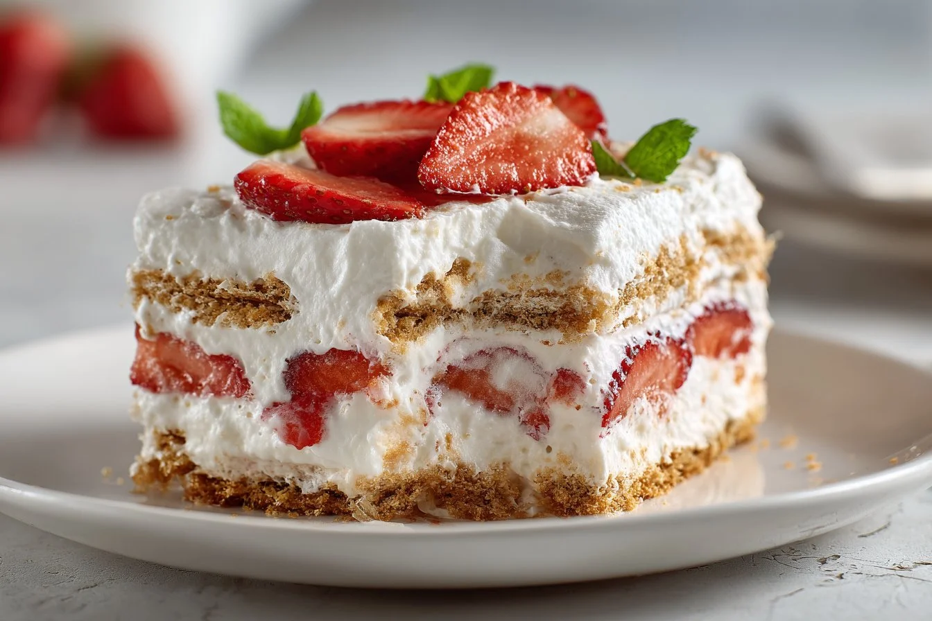 Strawberry Icebox Cake