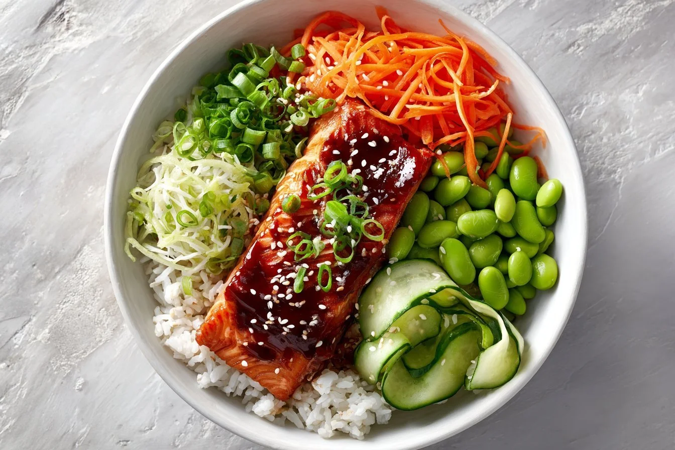 Asian Salmon Bowls Recipe