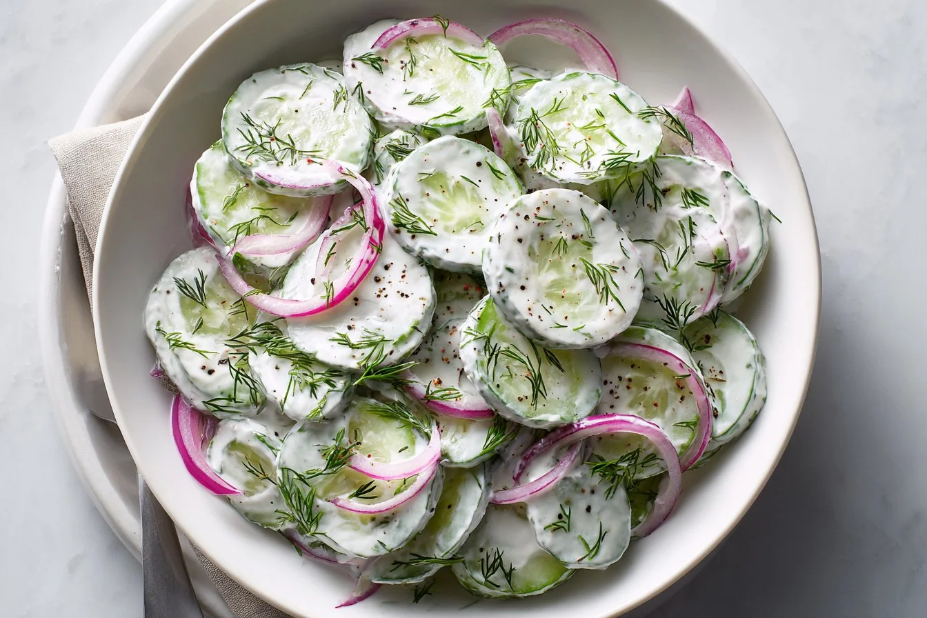 Creamy Cucumber Yogurt Dill