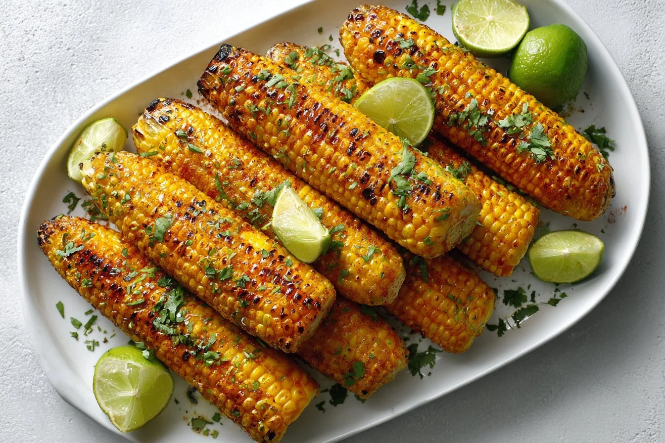 Grilled Chili Lime Corn