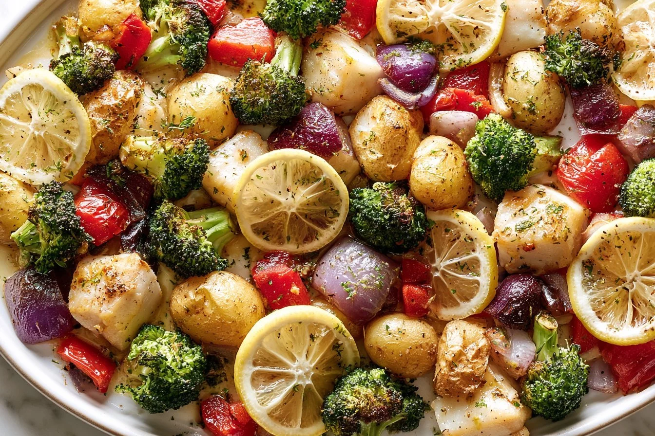 Sheet Pan Chicken Veggies