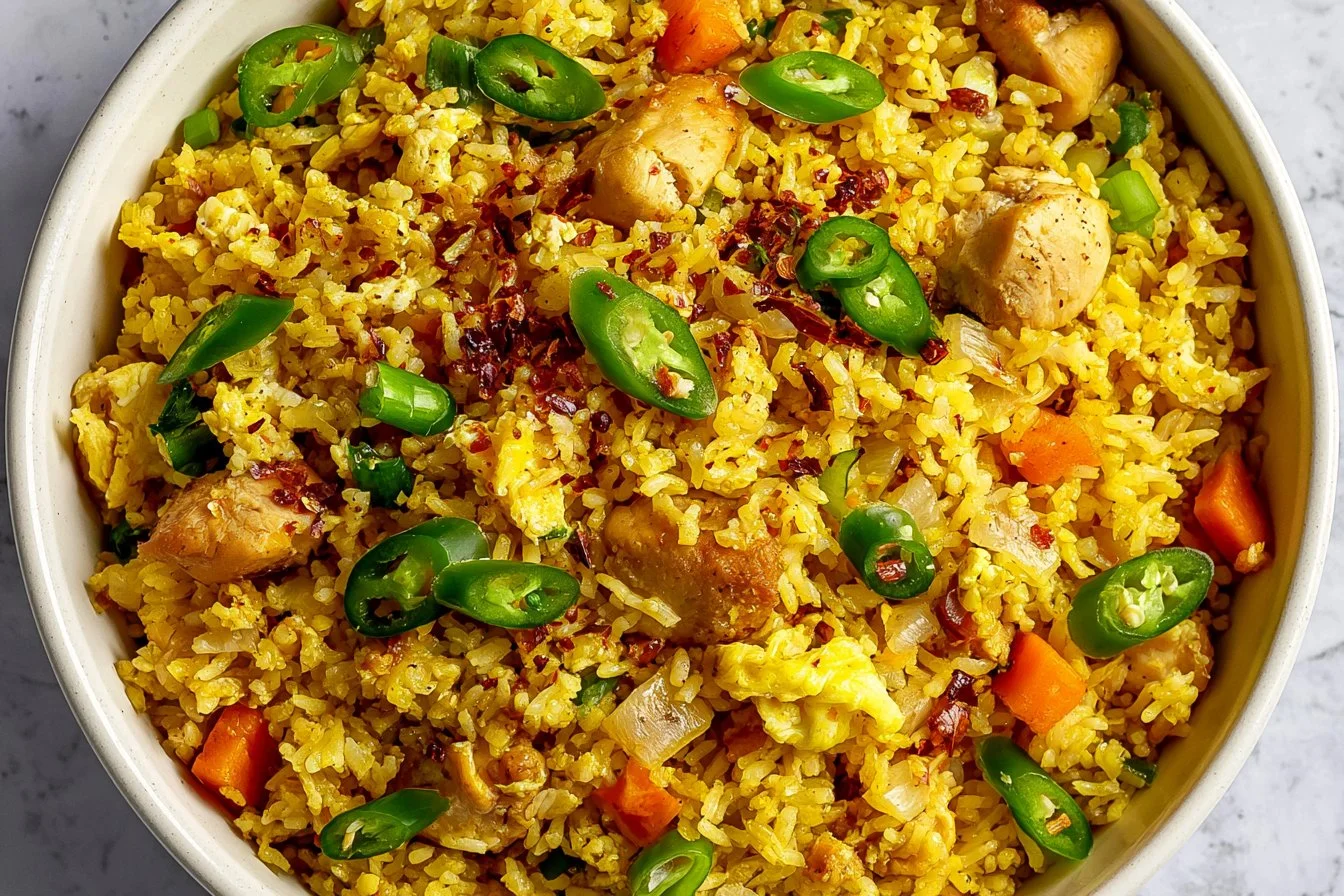 Spicy Chicken Fried Rice
